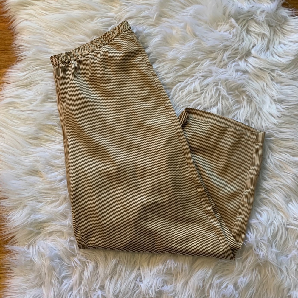 Eileen Fisher Straight Cropped Pant in nutmeg